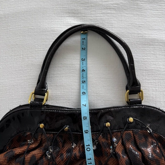 Y2K Galian Brown and Black Cheetah Print Purse - Picture 10 of 10